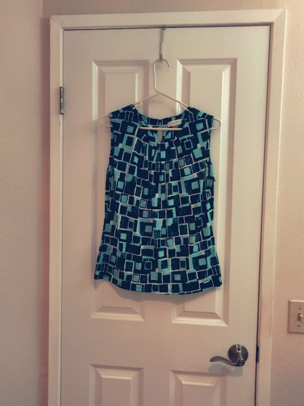 Calvin Klein Blouse - Shades of blue - Size M - Sleeveless